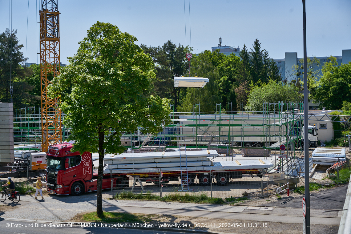 31.05.2023 - Wände für das Haus für Kinder in Neuperlach in München